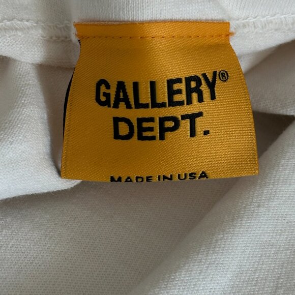 Gallery Dept White & Faded Black Book Club T-Shirt - Picture 4 of 5